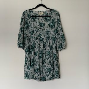 Denim & Supply Ralph Lauren Floral Babydoll Mini Dress